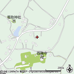 茨城県行方市西蓮寺887周辺の地図