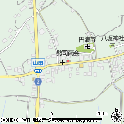 茨城県行方市山田1296周辺の地図