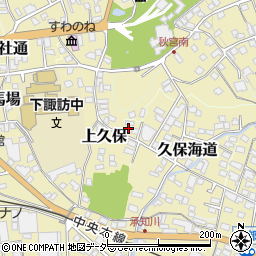 長野県諏訪郡下諏訪町5757周辺の地図