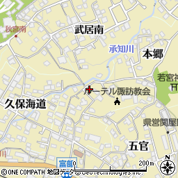 長野県諏訪郡下諏訪町6569周辺の地図