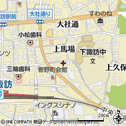 長野県諏訪郡下諏訪町5432-6周辺の地図