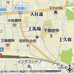 長野県諏訪郡下諏訪町5433周辺の地図