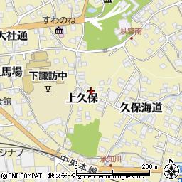 長野県諏訪郡下諏訪町5758周辺の地図