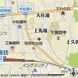 長野県諏訪郡下諏訪町5432-3周辺の地図
