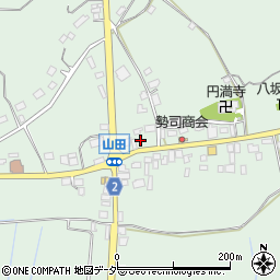 茨城県行方市山田1297周辺の地図