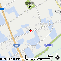 茨城県行方市手賀1373周辺の地図