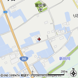 茨城県行方市手賀1371周辺の地図