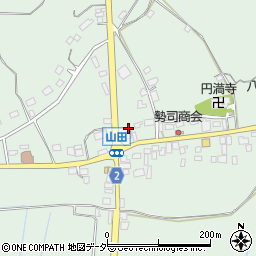 茨城県行方市山田1310周辺の地図