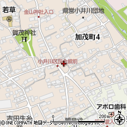 小井川区民会館周辺の地図
