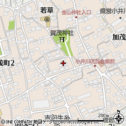 長野県岡谷市加茂町周辺の地図