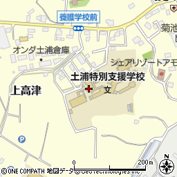 茨城県土浦市上高津1348周辺の地図