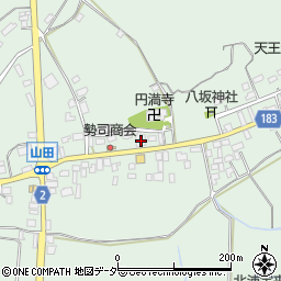 茨城県行方市山田1291周辺の地図