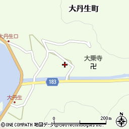 大丹生町集会場周辺の地図