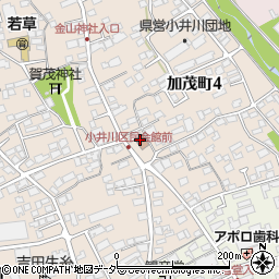 小井川区民会館周辺の地図