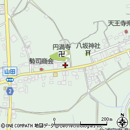 茨城県行方市山田1287周辺の地図