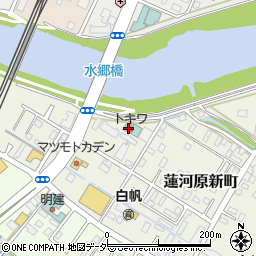 茨城県土浦市蓮河原新町3-10周辺の地図