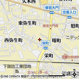 長野県諏訪郡下諏訪町5240周辺の地図