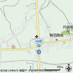 茨城県行方市山田1313周辺の地図