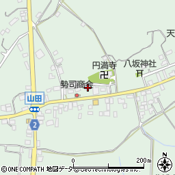 茨城県行方市山田1292周辺の地図