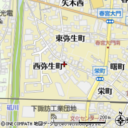 長野県諏訪郡下諏訪町5030周辺の地図