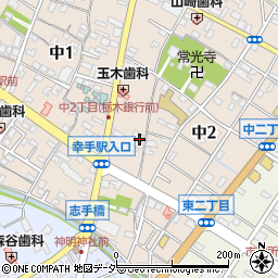 栃木銀行幸手支店 ＡＴＭ周辺の地図