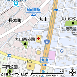 ブックオフ米松店周辺の地図
