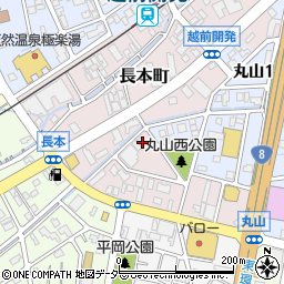 福井県福井市長本町301周辺の地図