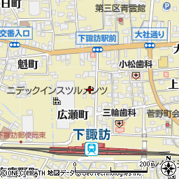 長野県諏訪郡下諏訪町5382周辺の地図