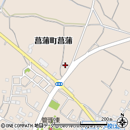 菖蒲変電所周辺の地図