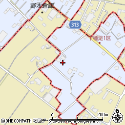 埼玉県加須市下種足32-3周辺の地図
