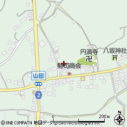 茨城県行方市山田1852周辺の地図