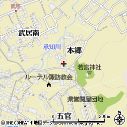長野県諏訪郡下諏訪町7060周辺の地図