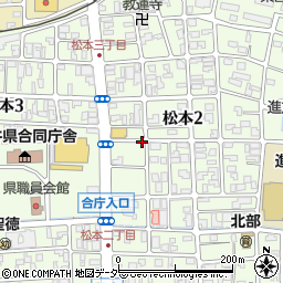福井県福井市松本周辺の地図