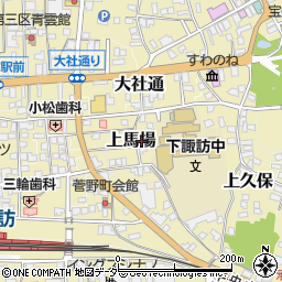 長野県諏訪郡下諏訪町5490周辺の地図