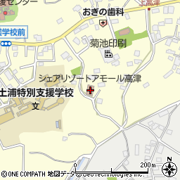 茨城県土浦市上高津950周辺の地図