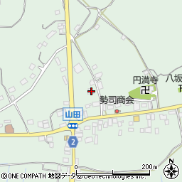 茨城県行方市山田1299周辺の地図