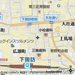 長野県諏訪郡下諏訪町5393周辺の地図