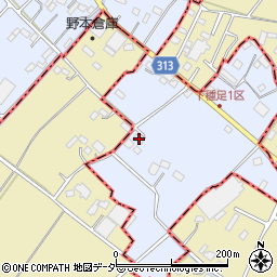 埼玉県加須市下種足32周辺の地図