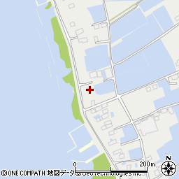 茨城県行方市手賀1167周辺の地図
