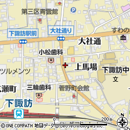 長野県諏訪郡下諏訪町菅野町5496-33周辺の地図