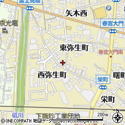 長野県諏訪郡下諏訪町5242周辺の地図