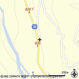 長野県松本市奈川金原1966周辺の地図