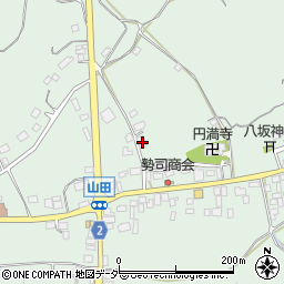 茨城県行方市山田1851周辺の地図