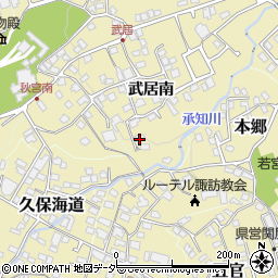 長野県諏訪郡下諏訪町5998周辺の地図