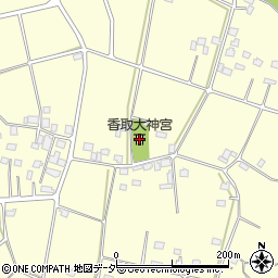 香取大神宮周辺の地図