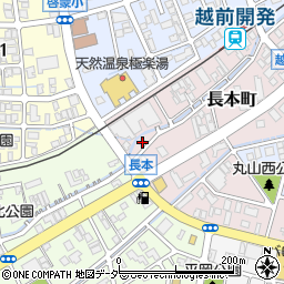 福井県福井市長本町703周辺の地図