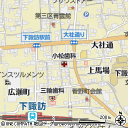 長野県諏訪郡下諏訪町5515周辺の地図