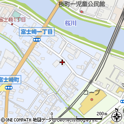ビジネス旅館土浦周辺の地図