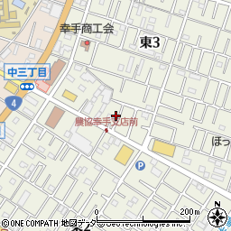 埼玉県幸手市東周辺の地図