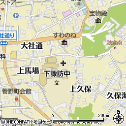 長野県諏訪郡下諏訪町5551周辺の地図